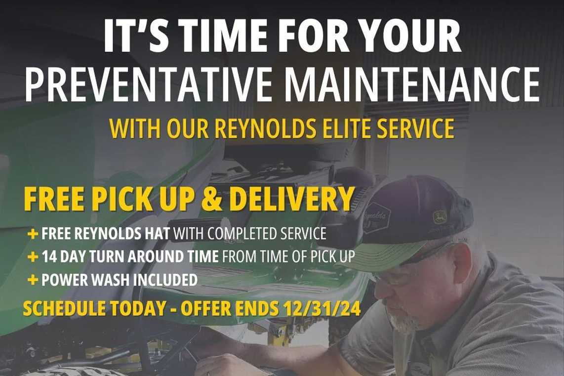 John Deere Service Promotions from Reynolds Farm Equipment