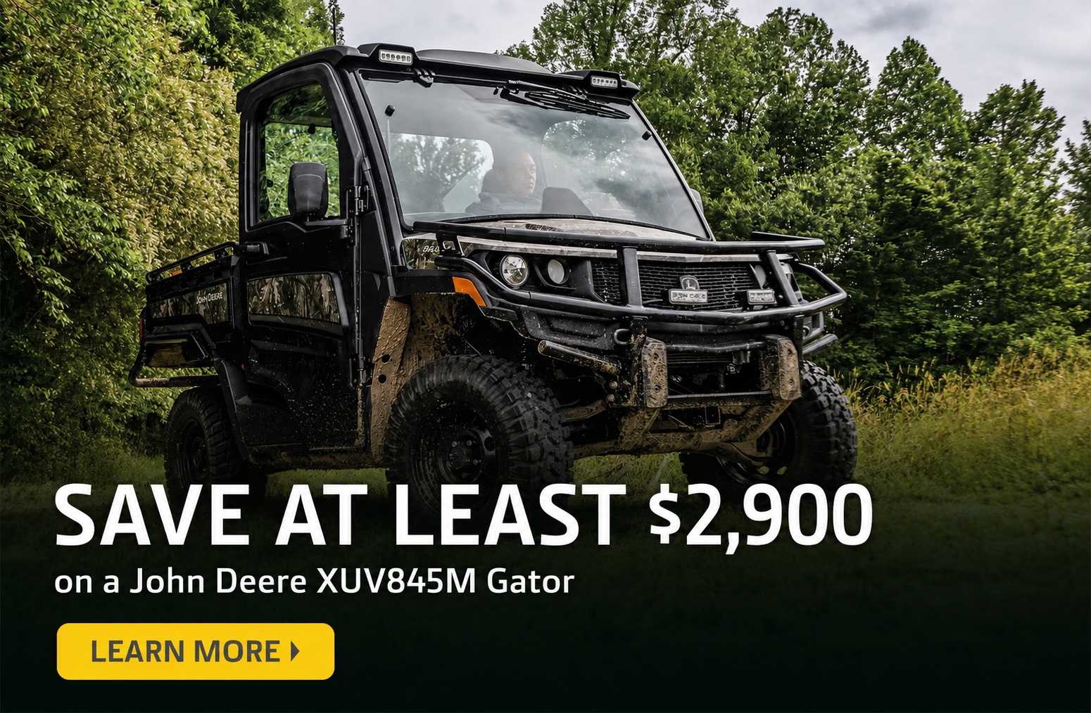 John Deere XUV845M Savings