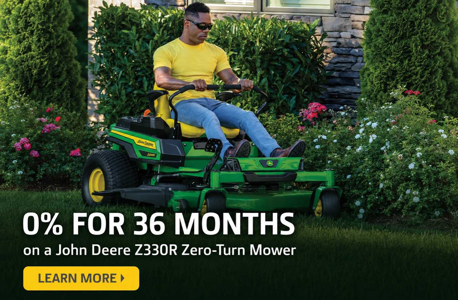 John Deere Z330R Savings