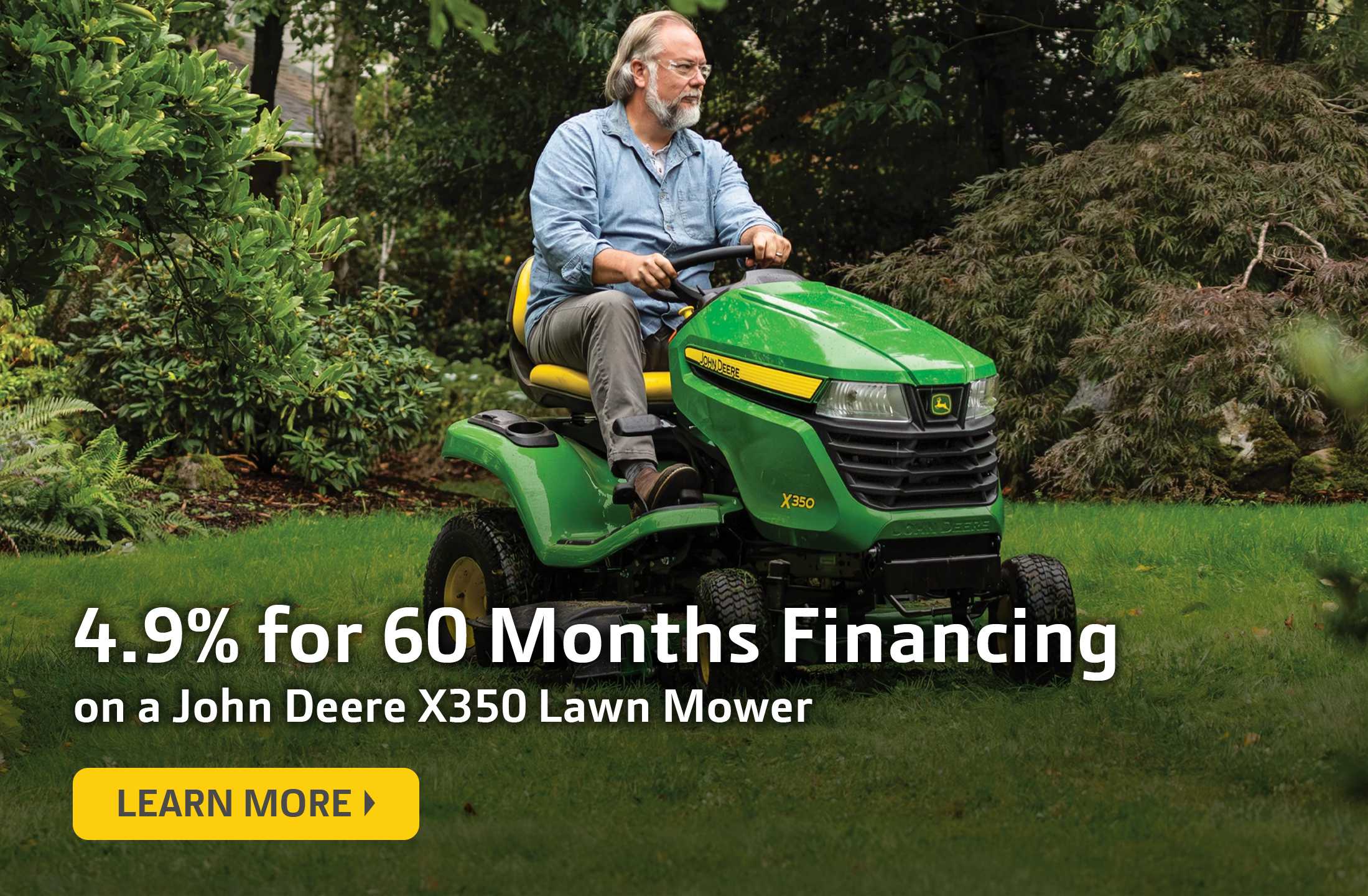 John Deere X350 Savings
