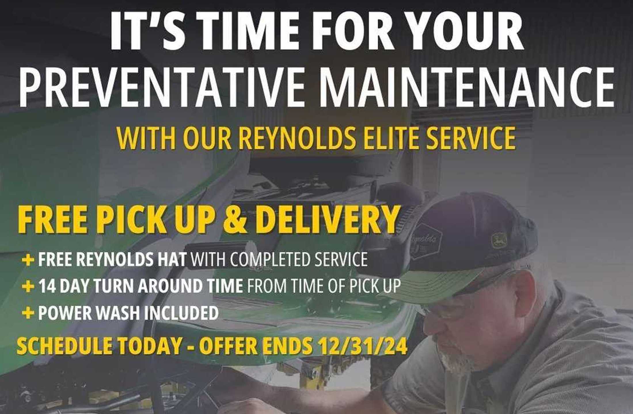 John Deere Service Promotions from Reynolds Farm Equipment