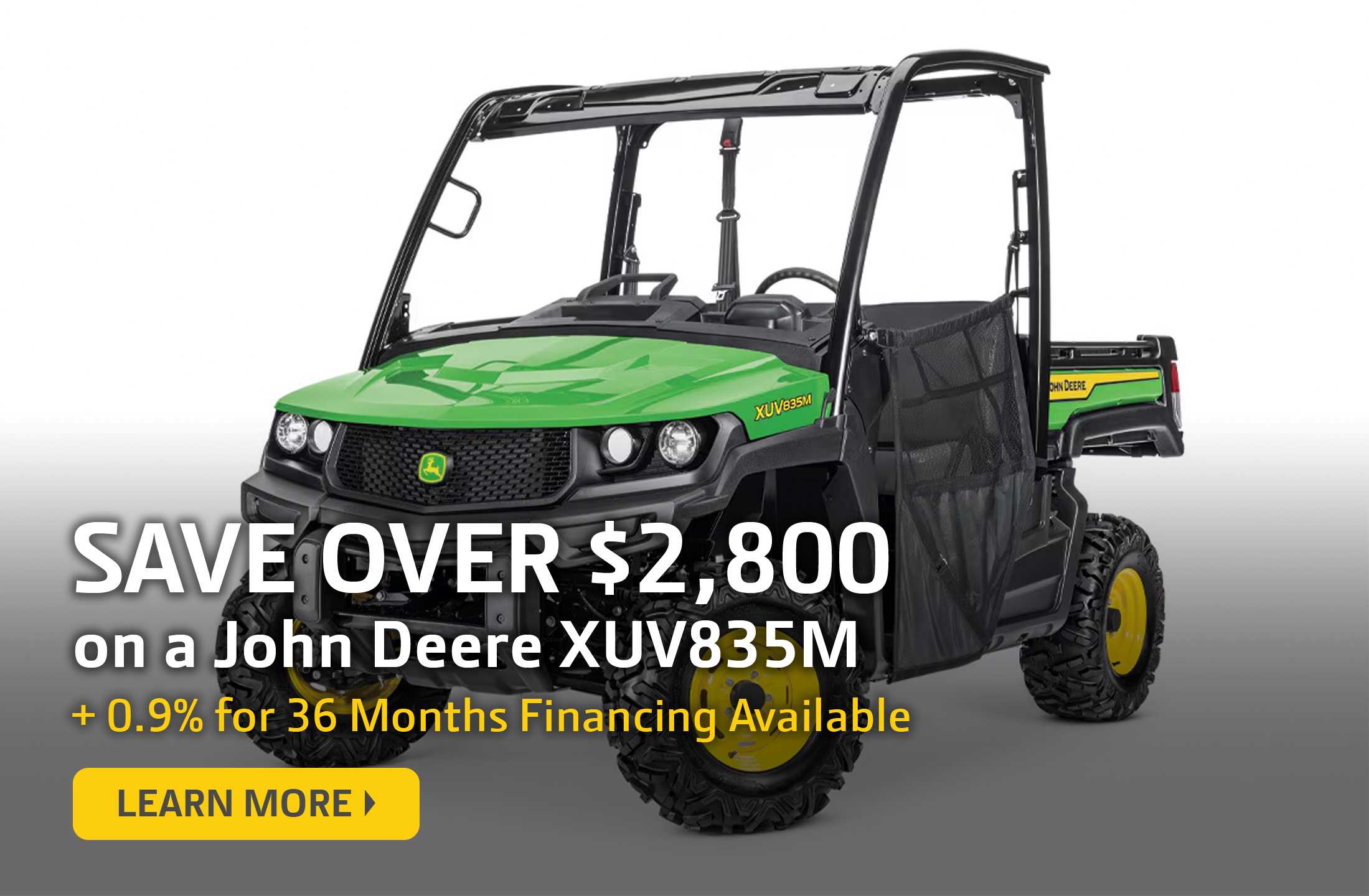 SAVE on a John Deere XUV835M Gator